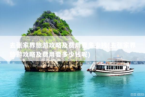 去张家界旅游攻略及费用要多少钱(去张家界旅游攻略及费用要多少钱呢)